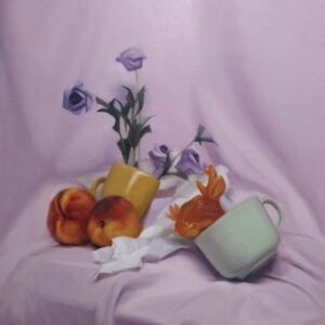 Peaches, Candles & Roses